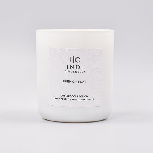 French Pear Candle - White
