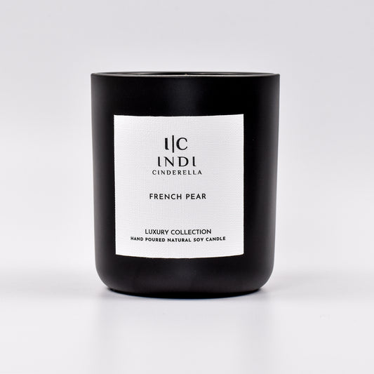 French Pear Candle - Black