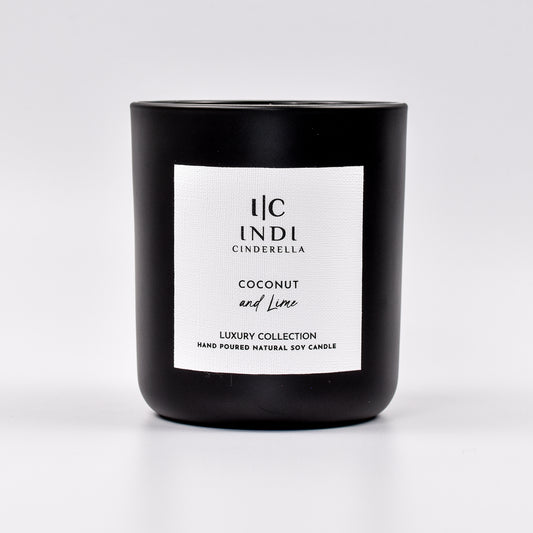 Coconut & Lime Candle - Black