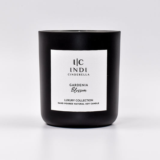 Gardenia Blossom Candle - Black