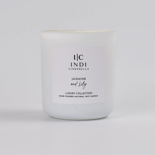 Jasmine & Lily Candle - White