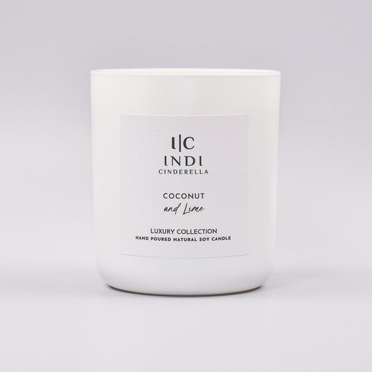Coconut & Lime Candle - White