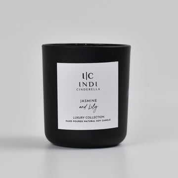 Jasmine & Lily Candle - Black