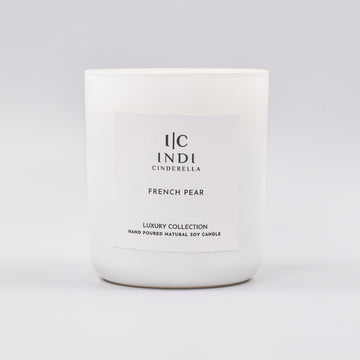 French Pear Candle - White