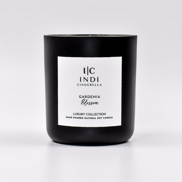 Gardenia Blossom Candle - Black
