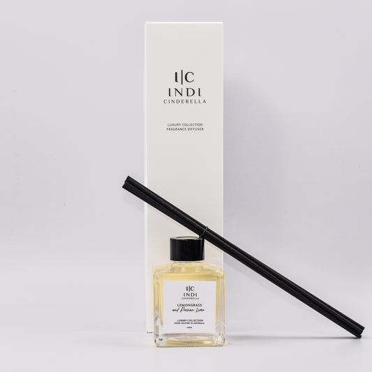 Lemongrass & Persian Lime Reed Diffuser - Black