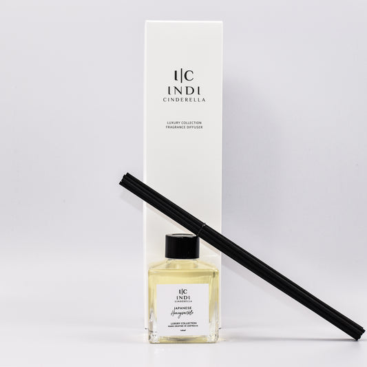 Japanese Honeysuckle Reed Diffuser - Black