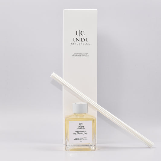 Lemongrass & Persian Lime Reed Diffuser - White