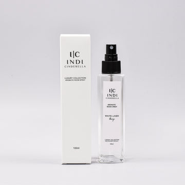 White Linen Breeze Room Spray - Black