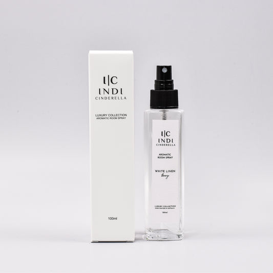 White Linen Breeze Room Spray - Black