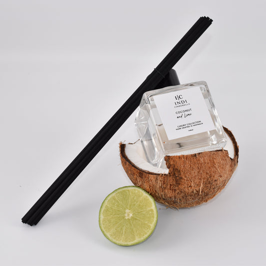 Coconut & Lime Reed Diffuser - Black