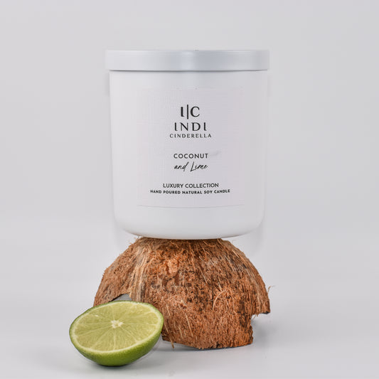 Coconut & Lime Candle - White