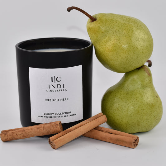 French Pear Candle - Black