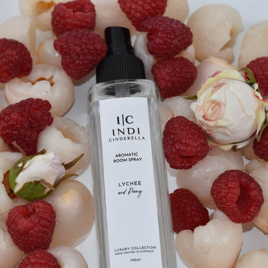 Lychee & Peony Room Spray - Black