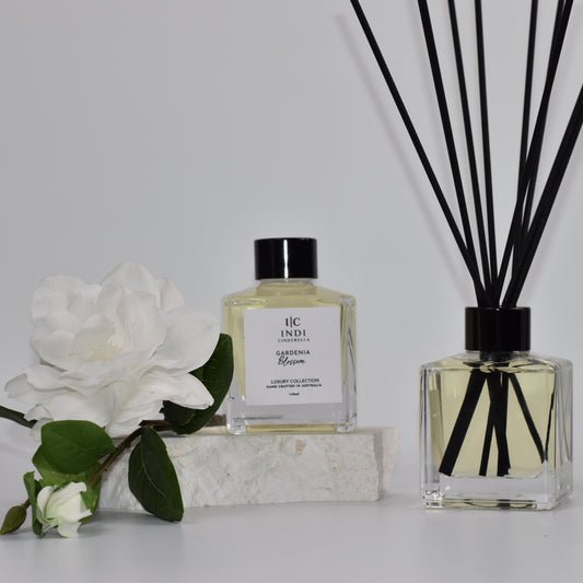Gardenia Blossom Reed Diffuser - Black