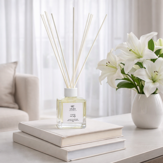 Jasmine & Lily Reed Diffuser - White