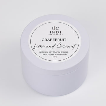 Grapefruit, Lime and Coconut - Travel Candle
