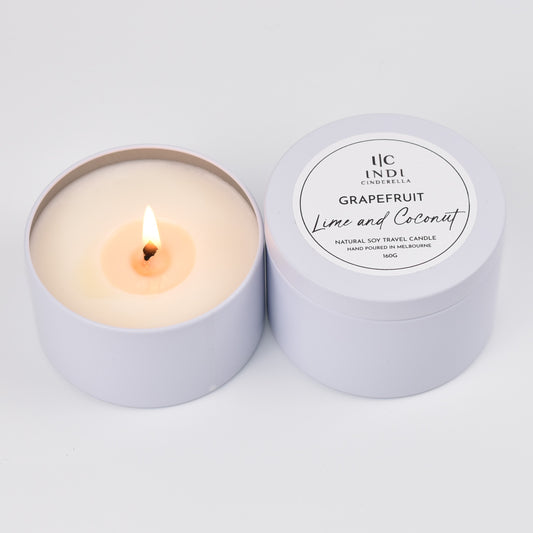 Grapefruit, Lime and Coconut - Travel Candle