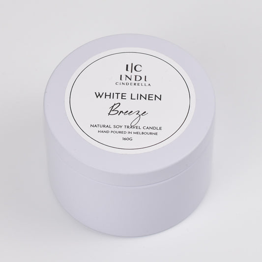 White Linen Breeze - Travel Candle