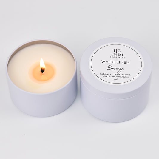 White Linen Breeze - Travel Candle