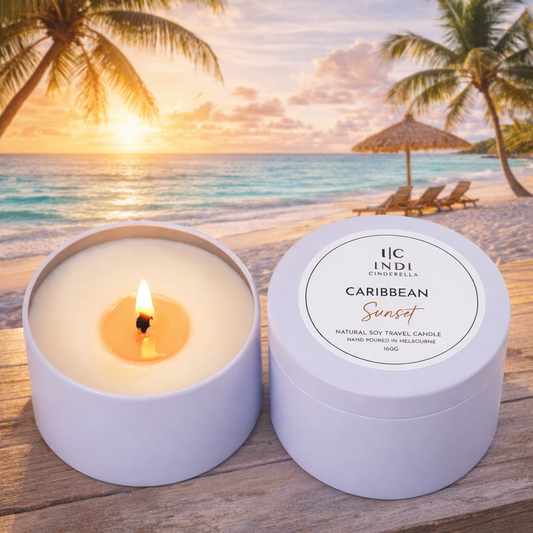 Caribbean Sunset - Travel Candle