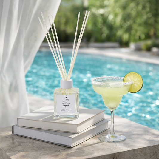 Zesty Lime Margarita Reed Diffuser - White